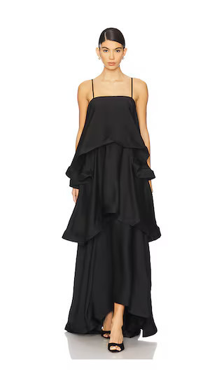 ELLIATT Tilly Maxi Dress in Black. - size L | Revolve Clothing (Global)