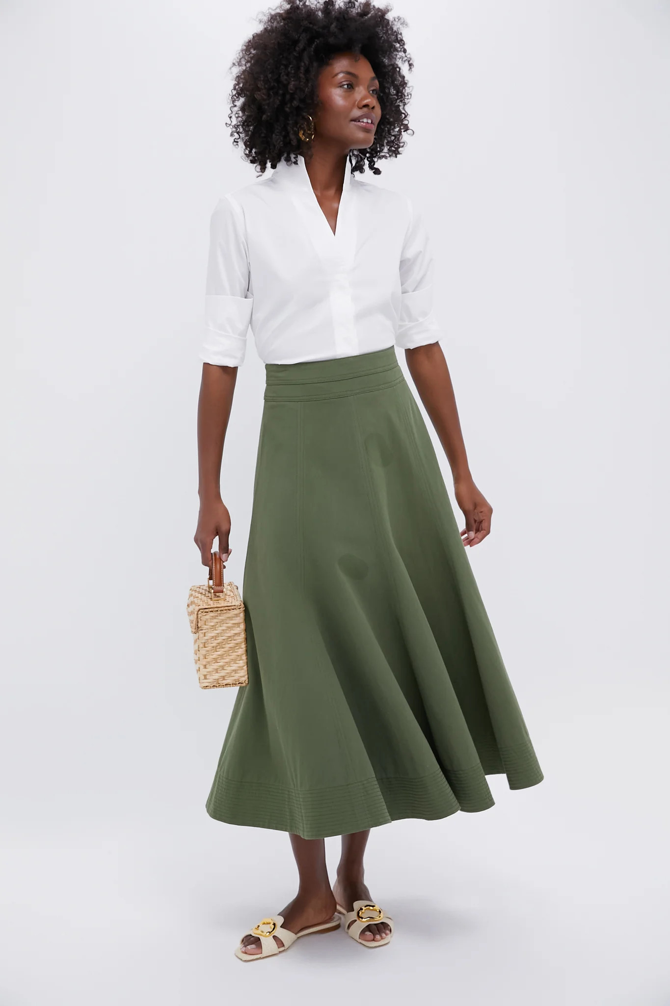 White Bessette Button Down | Tuckernuck (US)