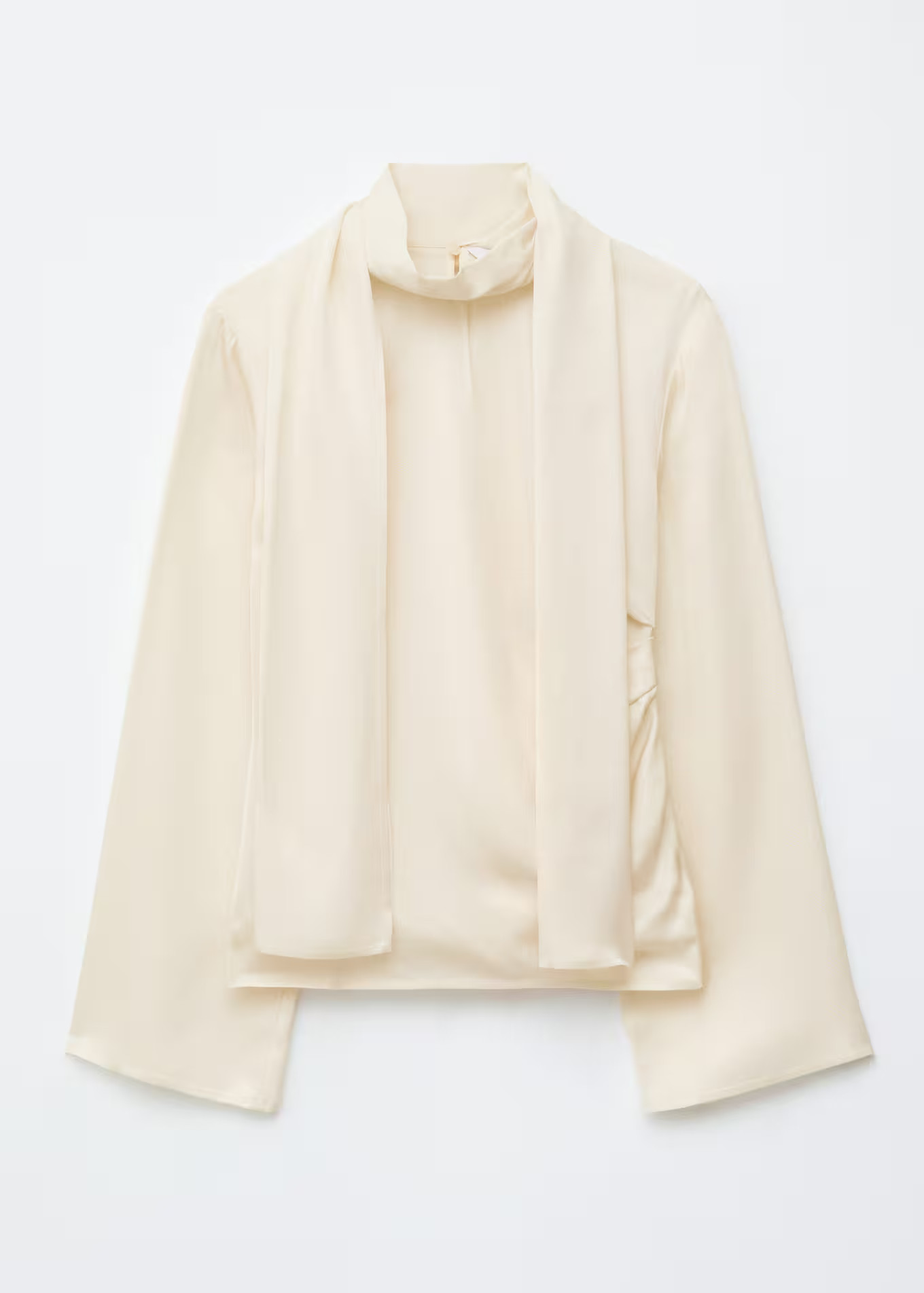 Scarf-Detail Satin Blouse | & Other Stories UK