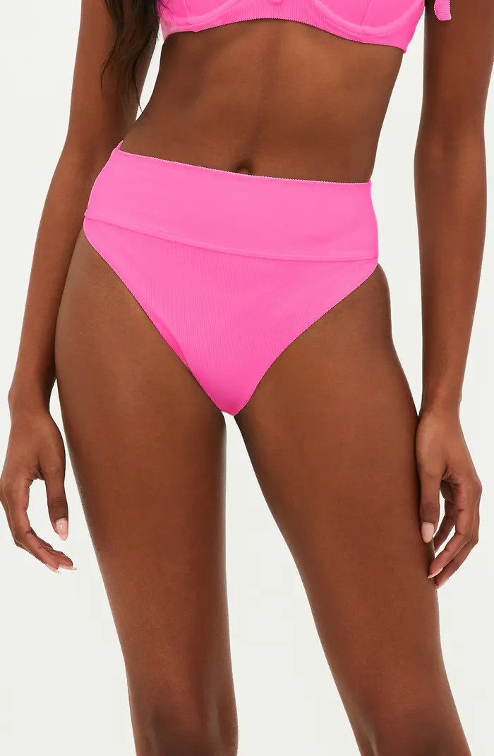 Beach Riot Highway High Waist Bikini Bottoms | Nordstrom | Nordstrom