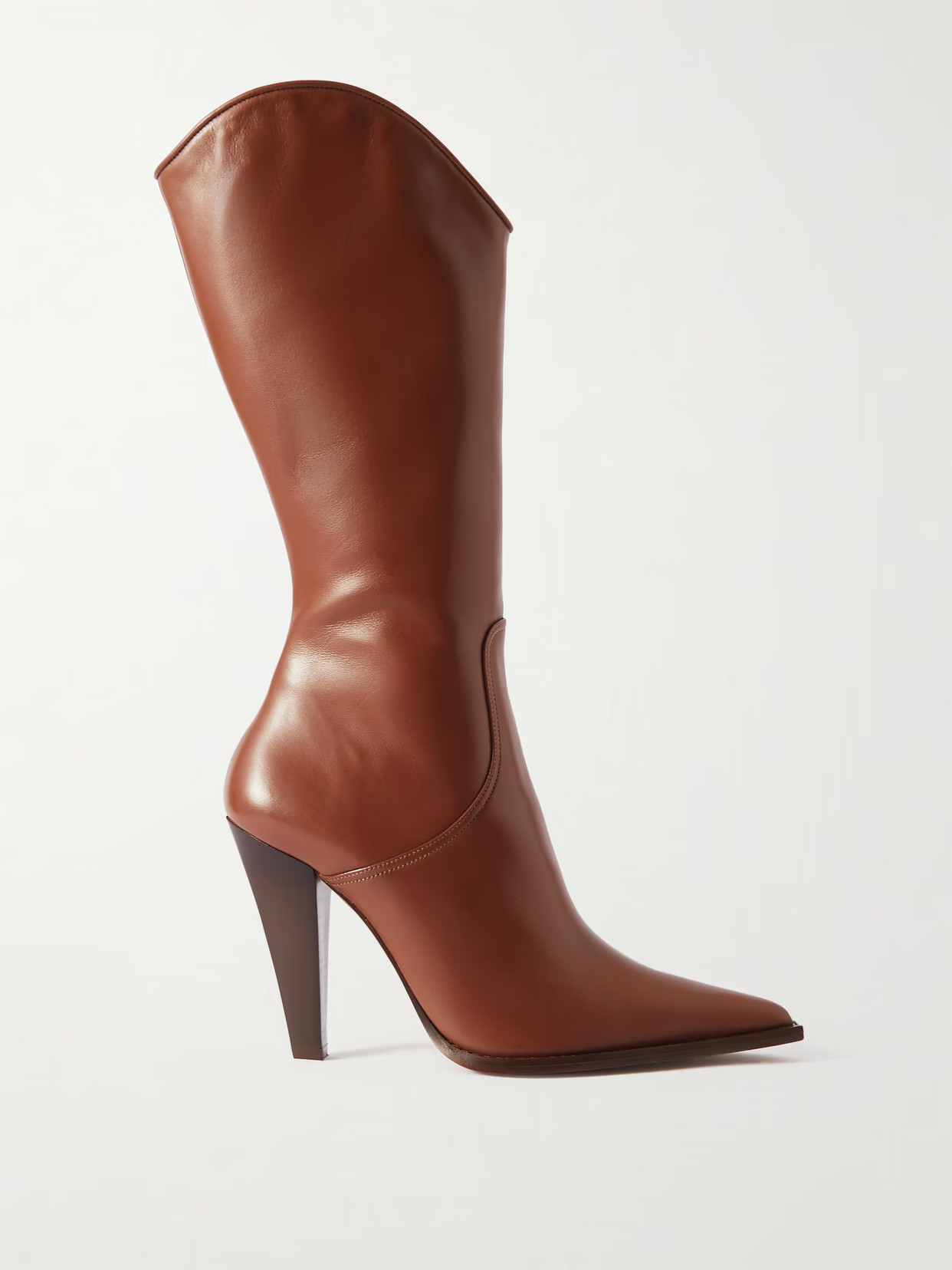 Paris Texas - + Nadia Lee Cohen Leather Boots - Brown | NET-A-PORTER (US)