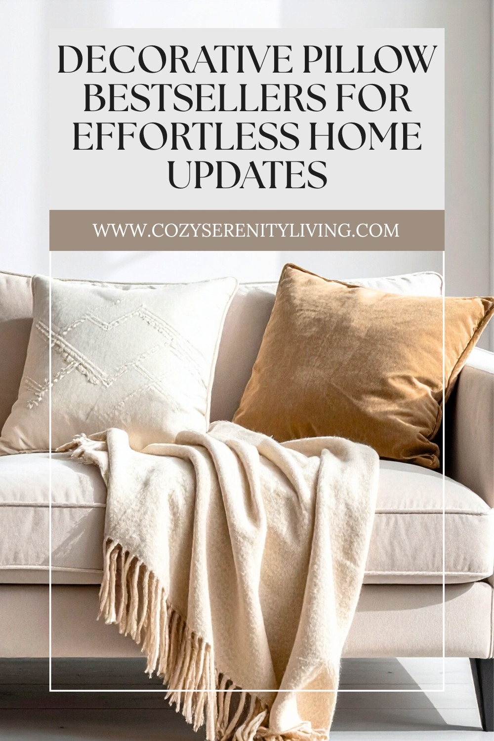 Decorative Pillow Bestsellers for Effortless Home Updates

Refresh your living room or bedroom in minutes with decorative pillow bestsellers that bring warmth, texture, and timeless elegance to your space. Soft beige tones, subtle patterns, and cozy fabrics instantly make sofas and beds feel more inviting without needing a full decor change. These versatile pillow combinations help you layer neutrals, add depth, and create a calm, curated look that feels modern yet comfortable. Perfect for seasonal updates or everyday styling, they turn simple seating areas into beautiful, welcoming focal points with minimal effort. decorative pillows, cozy sofa styling, neutral home decor, beige cushion covers, aesthetic living room ideas, textured pillows, warm minimalist decor, throw pillow styling, modern cozy home, soft fabric accents, timeless decor pieces, hygge home inspiration, sofa decor ideas, elegant home touches 

 #LTKdayinmylife #LTKHome #LTKSaleAlert