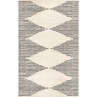 nuLOOM Romina Diamond Pinstripes Gray 8 ft. x 10 ft. Area Rug ECRK09A-8010 - The Home Depot | The Home Depot