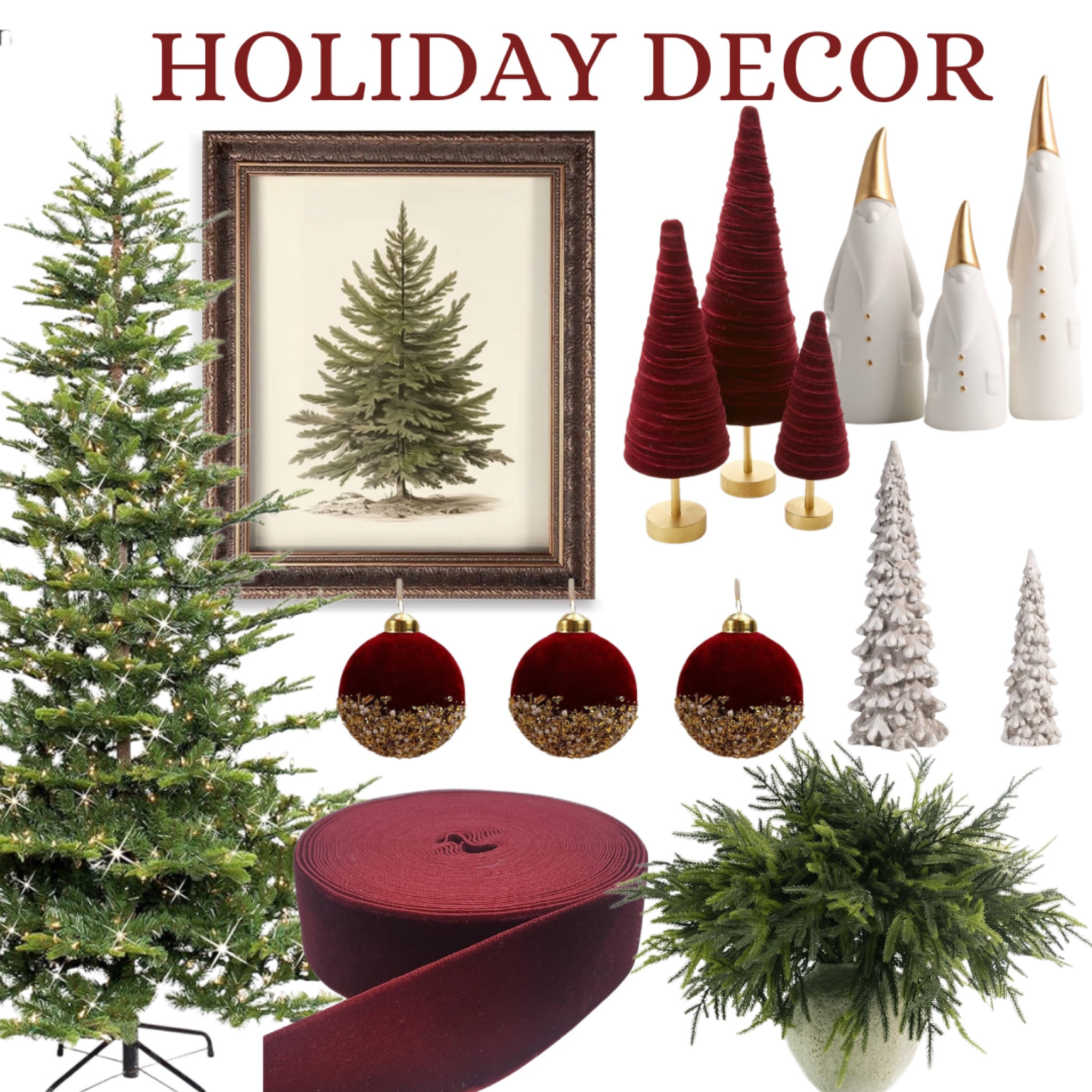 Amazon home holiday decor, Christmas decor, Christmas tree, burgundy Christmas decor 

#LTKHome #LTKHoliday #LTKFindsUnder50