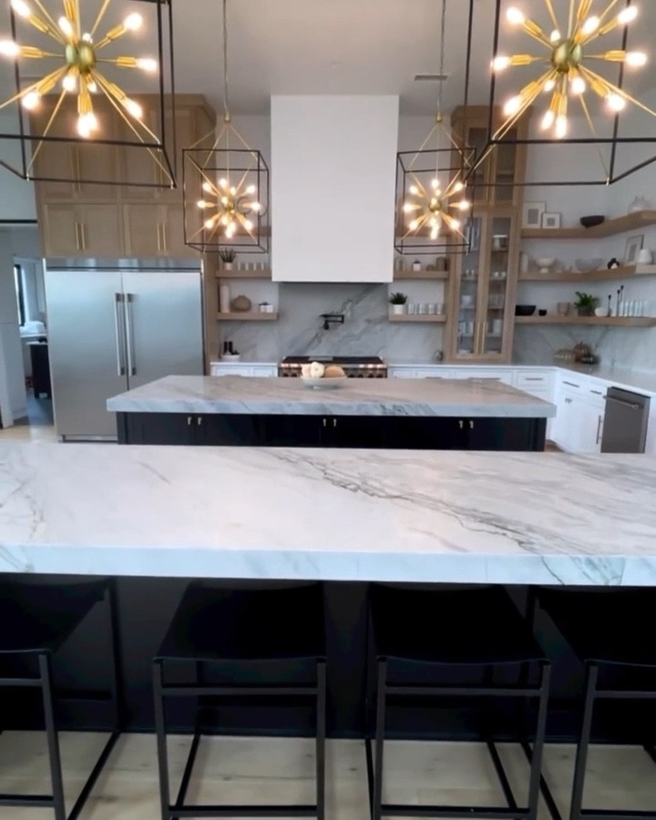 Our kitchen pendants  create a major wow factor. We have four of the large version.

#LTKhome