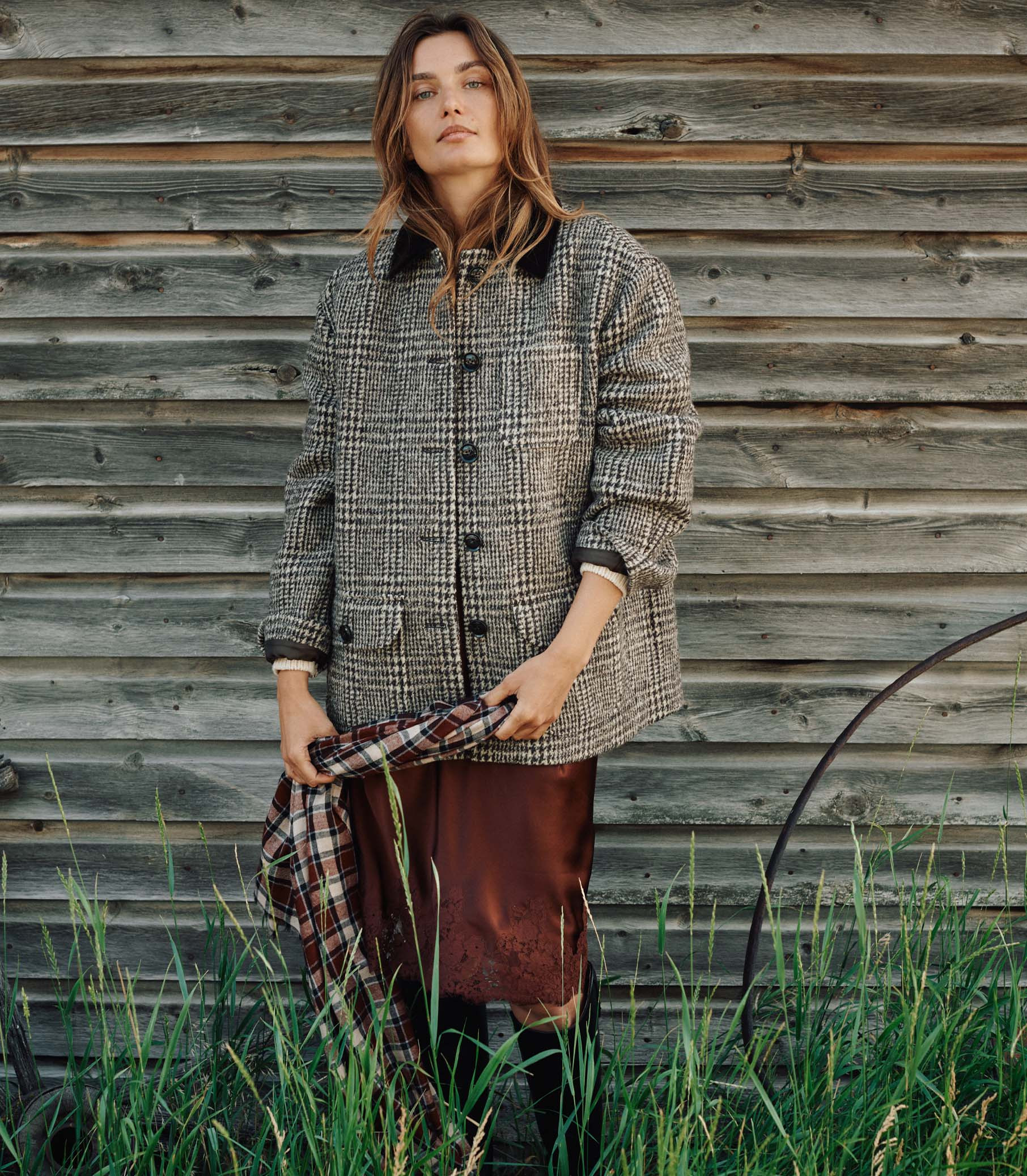 Langston Jacket - Lascelle Houndstooth Check | DOEN