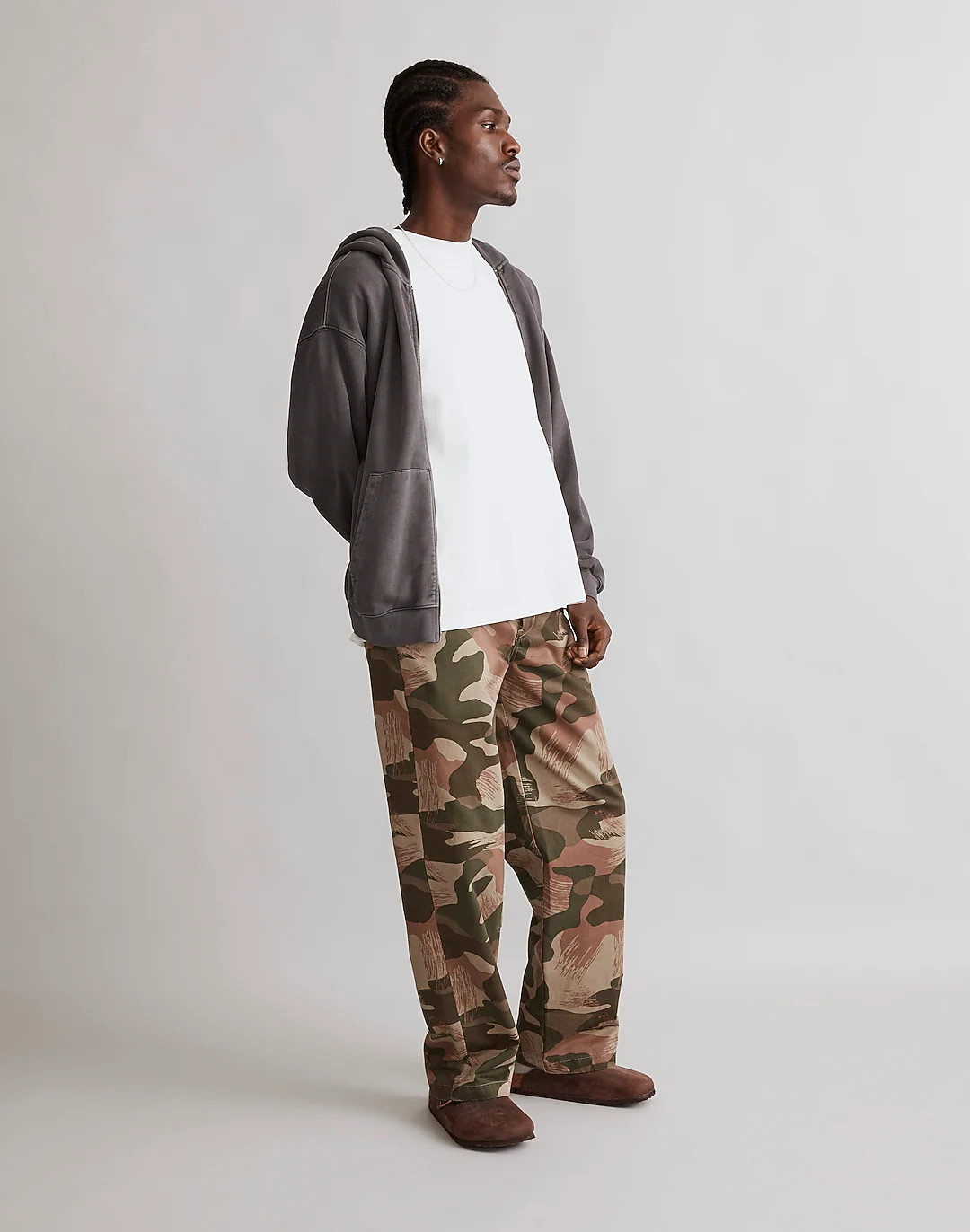 Oversized Chino Pants in Brushstroke Camo | Madewell