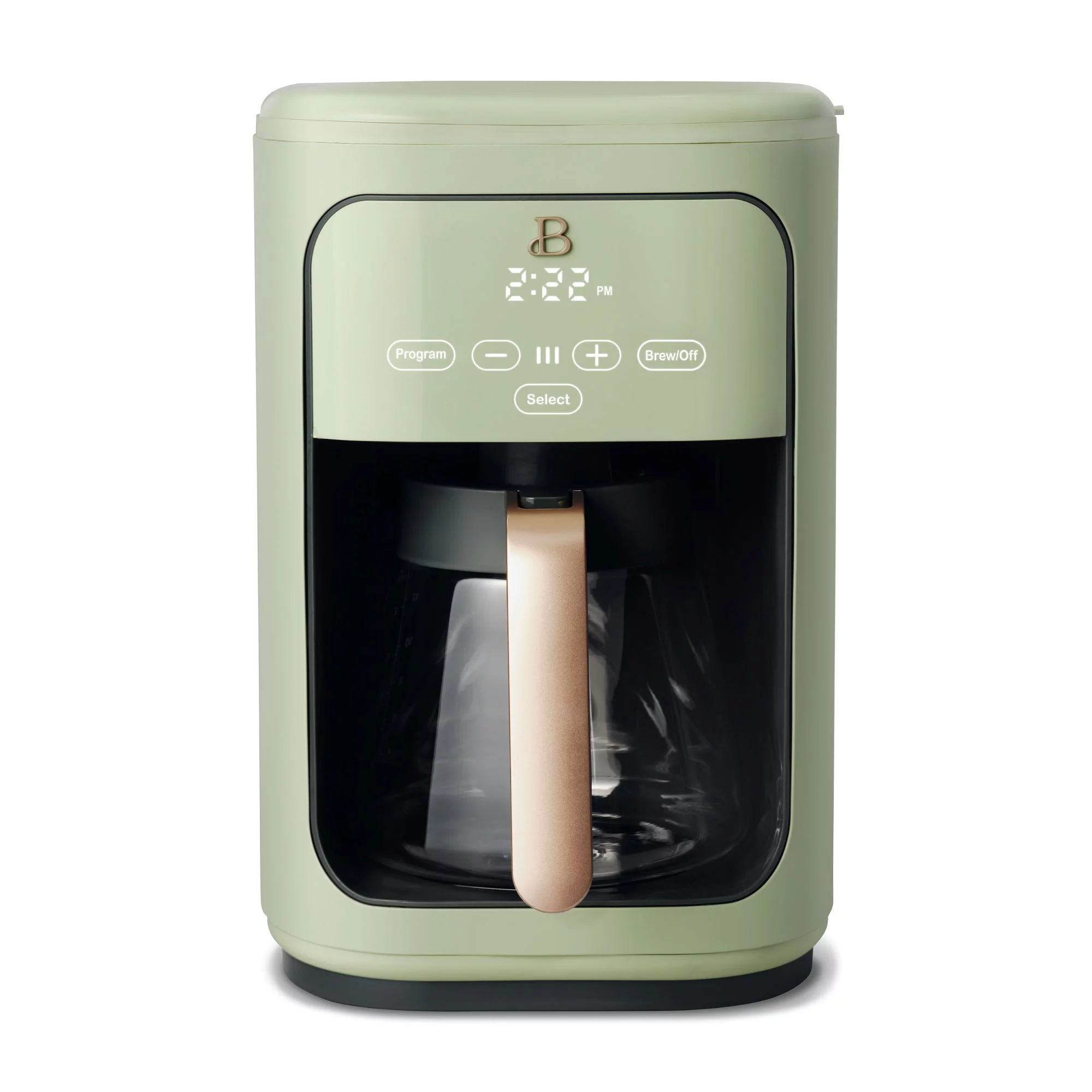 Beautiful 14-Cup Programmable Drip Coffee Maker with Touch-Activated Display, Sage Green by Drew ... | Walmart (US)