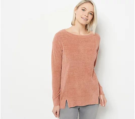 Barefoot Dreams CozyChic Ultra Lite Dockside Pullover | QVC