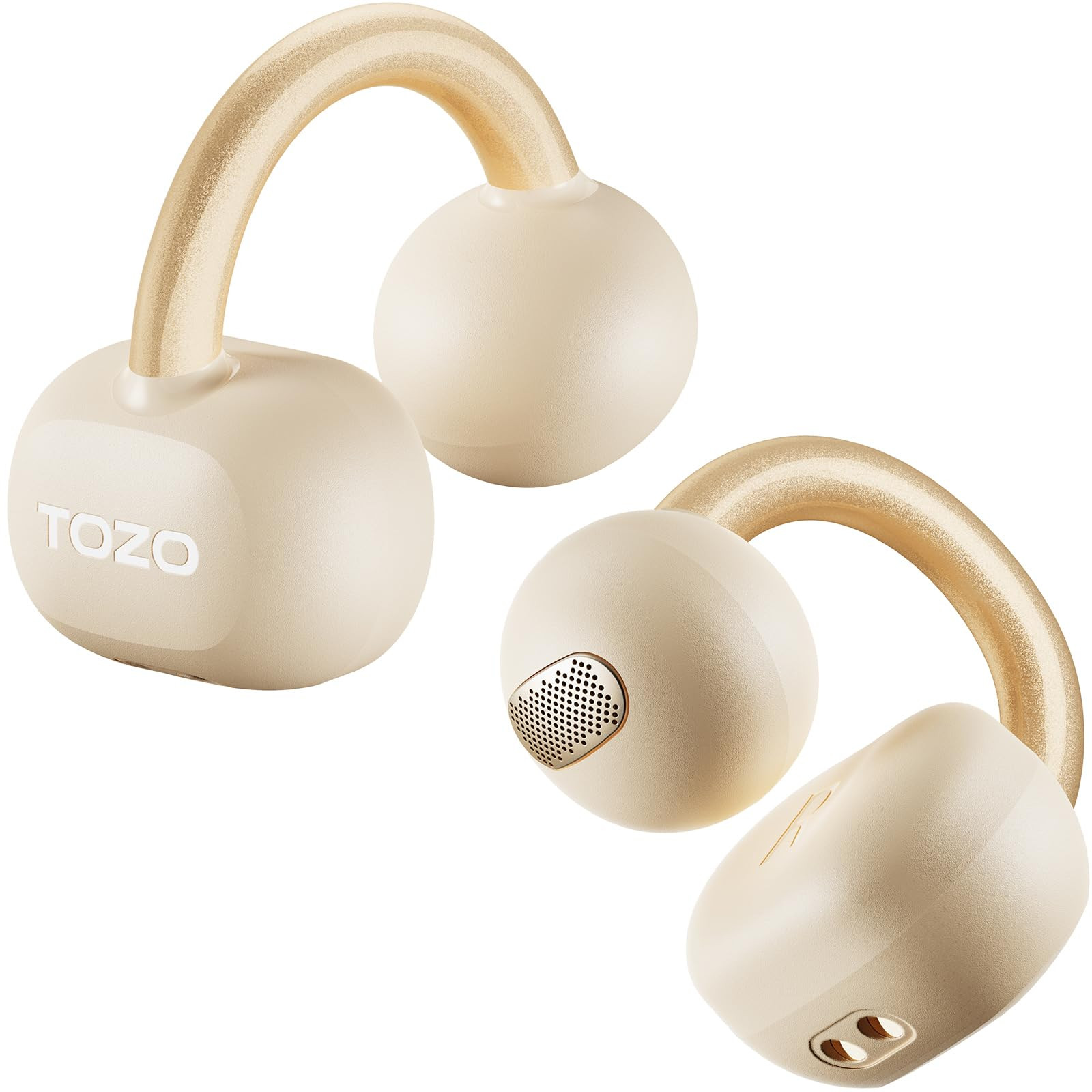 TOZO OpenEarRing True Open Ear Headphones, Lightweight Comfort Open Ear Clip Wireless Earbuds, 40... | Amazon (US)