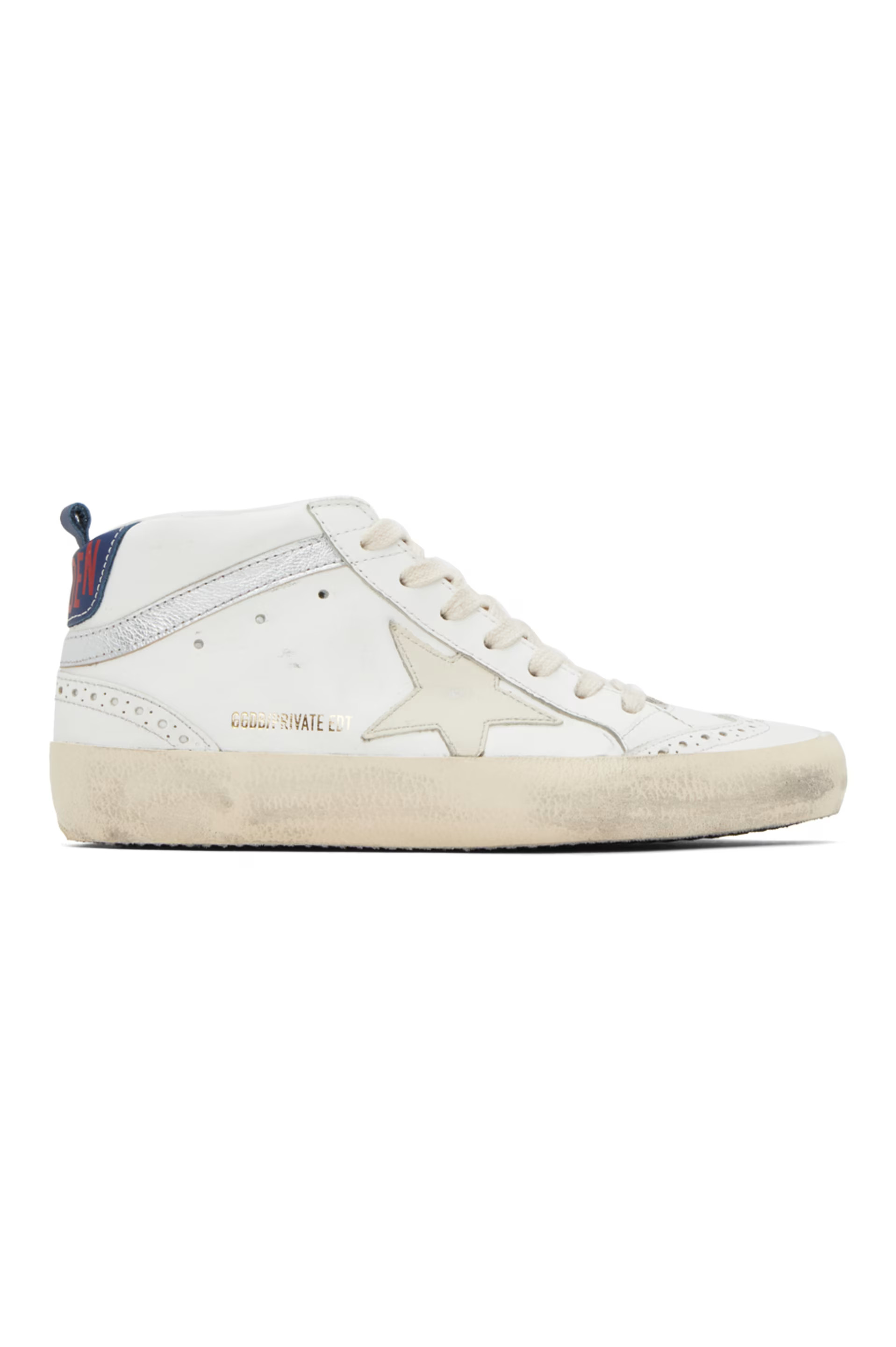 Golden Goose - SSENSE Exclusive Off-White Mid Star Sneakers | SSENSE