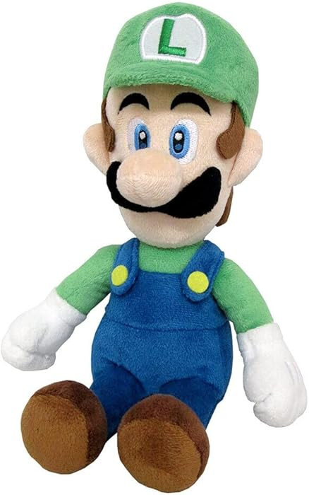 Little Buddy Super Mario All Star Collection 1415 Luigi Stuffed Plush, 10",Multi-Colored | Amazon (US)
