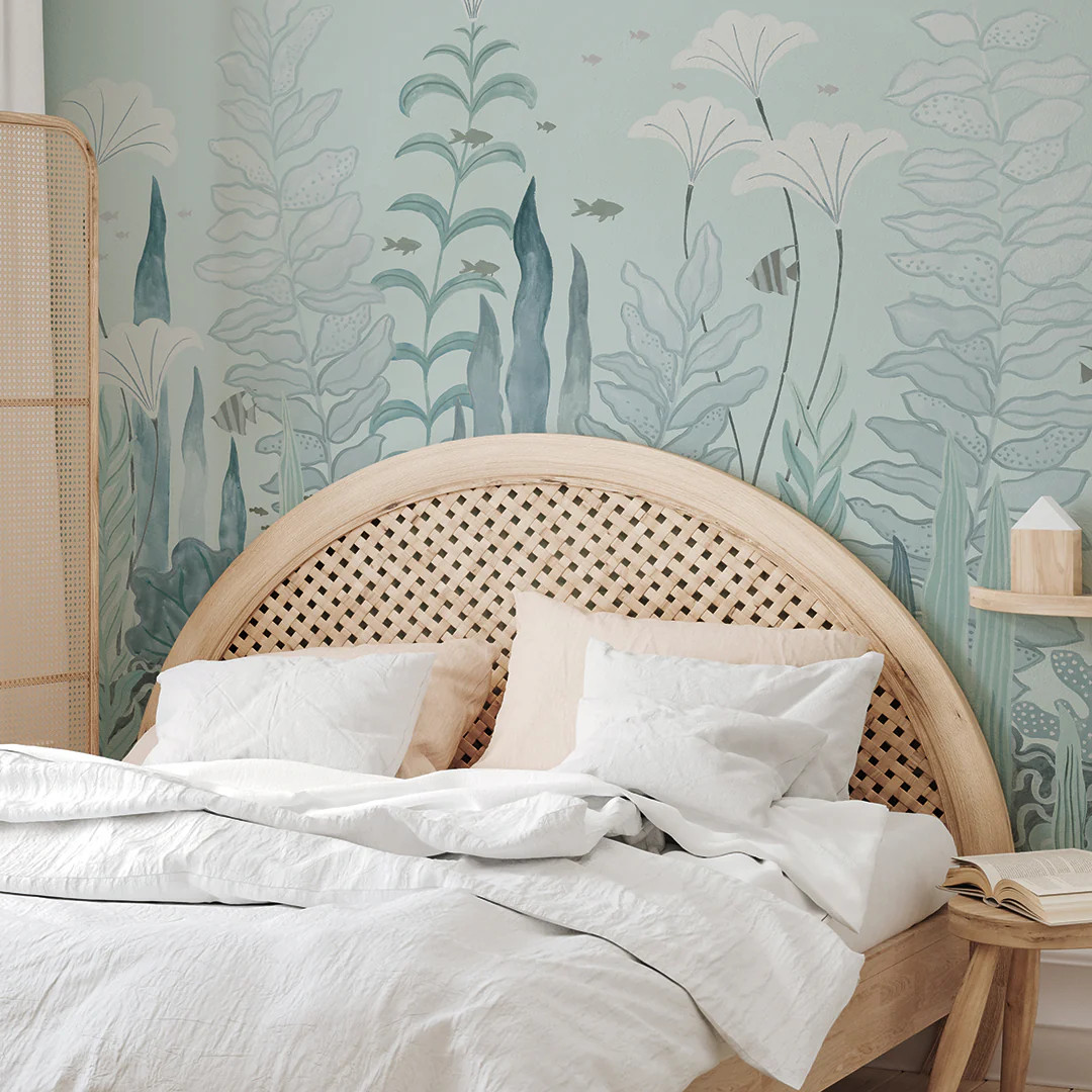 Coral and Kelp Peel and Stick Wall Mural | Tempaper