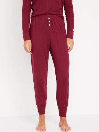 High-Waisted Pajama Jogger Pants for Women | Old Navy (US)