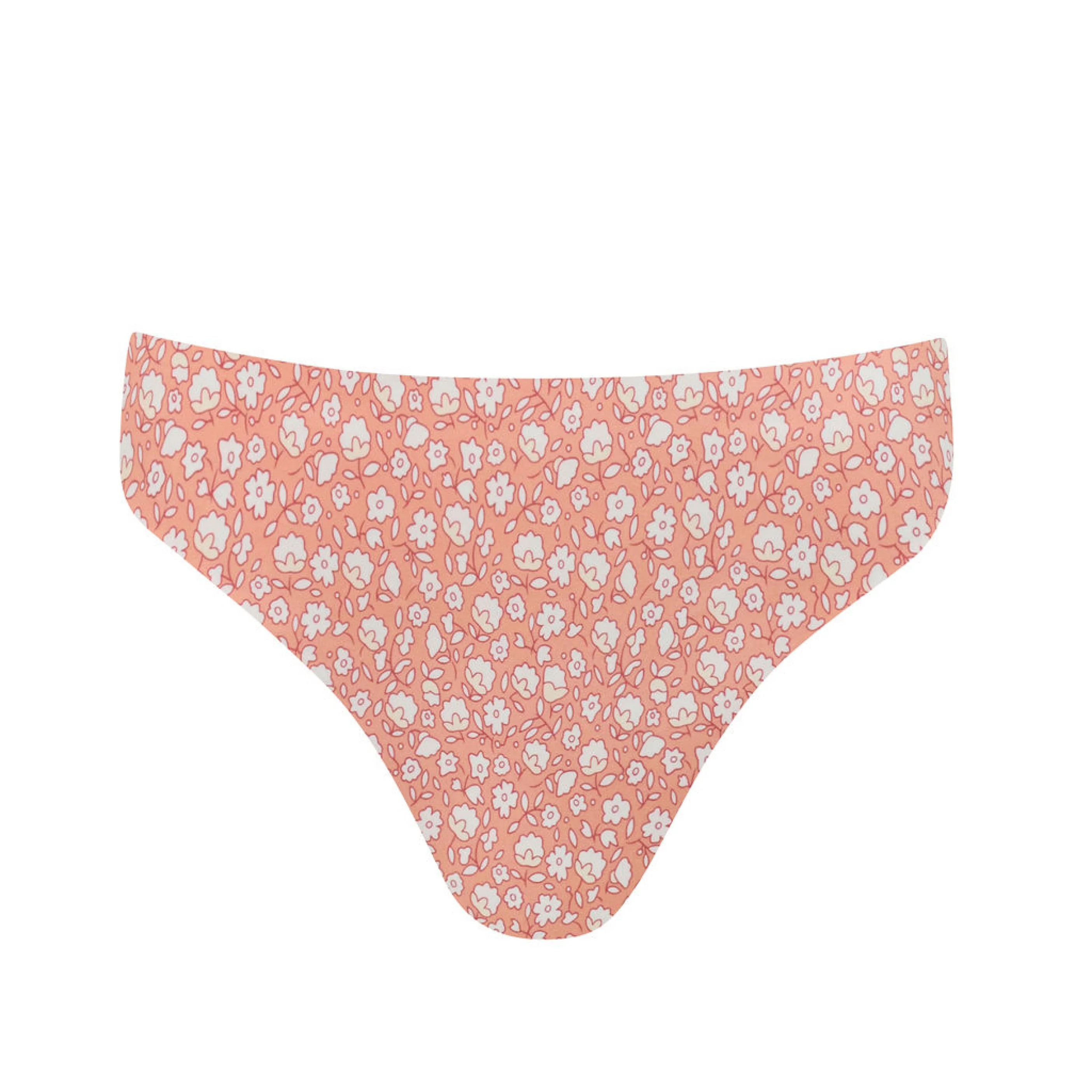 womens melone floral midrise bikini bottom | Minnow