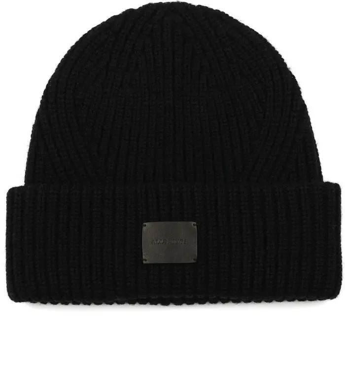Travelling Rib Knit Wool Blend Beanie | Nordstrom