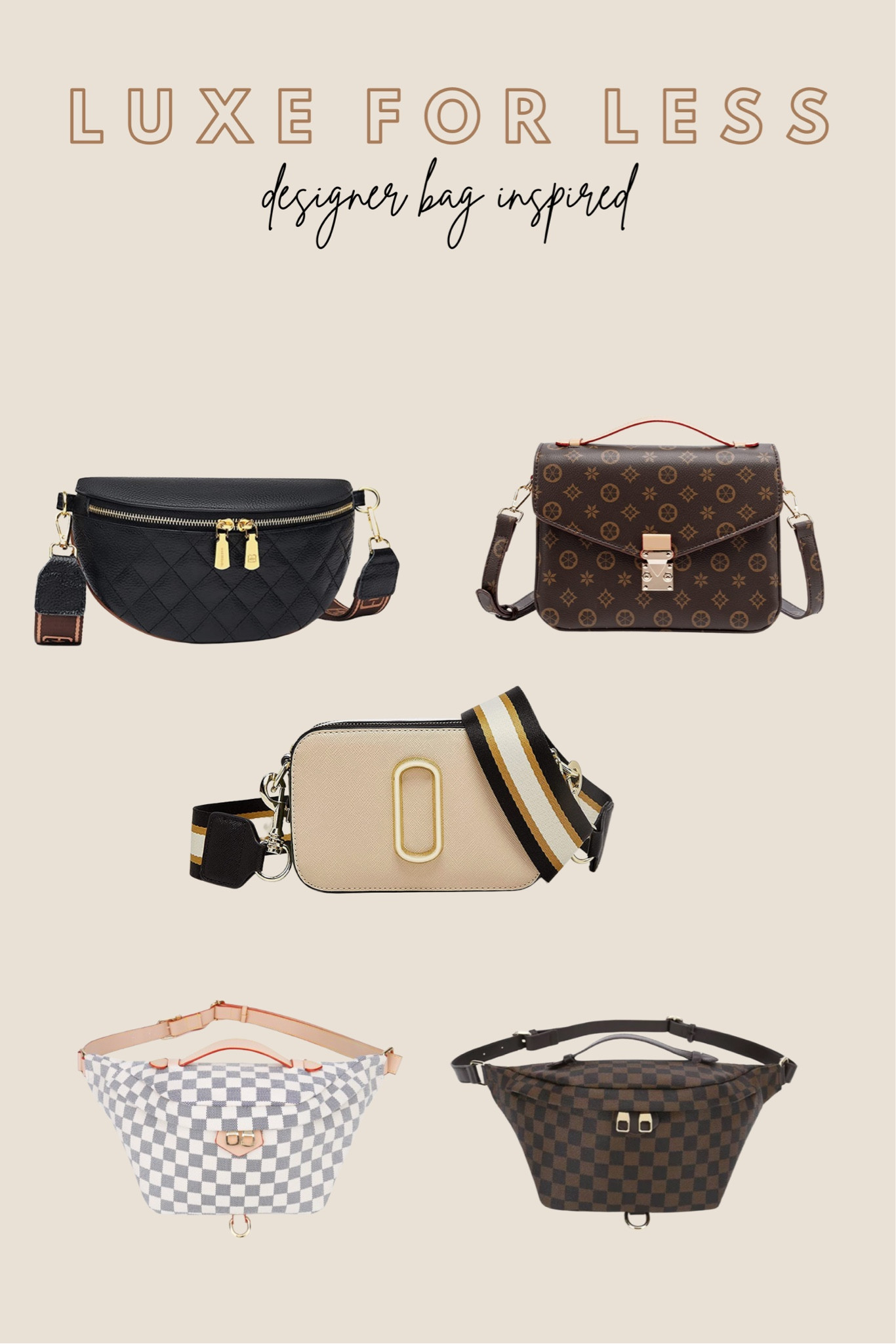 Designer bags look for less

#LTKunder100 #LTKstyletip #LTKunder50