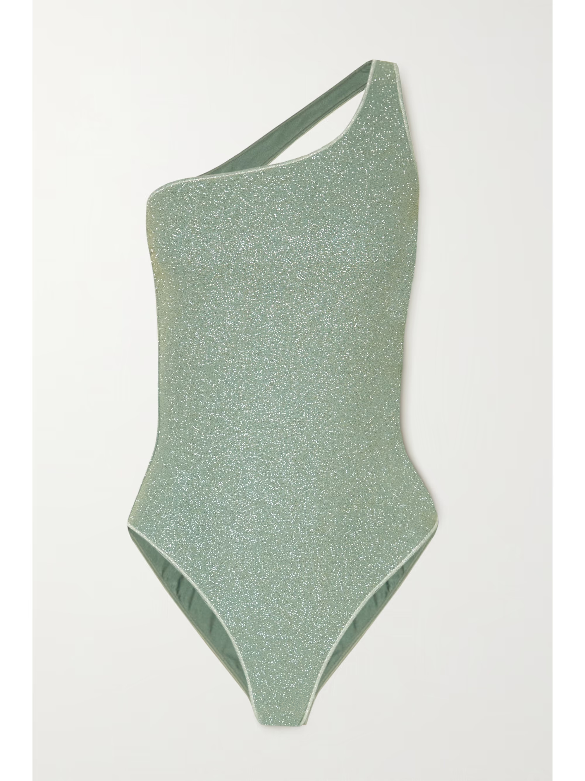 Shine one-shoulder glittered swimsuit | NET-A-PORTER (UK & EU)