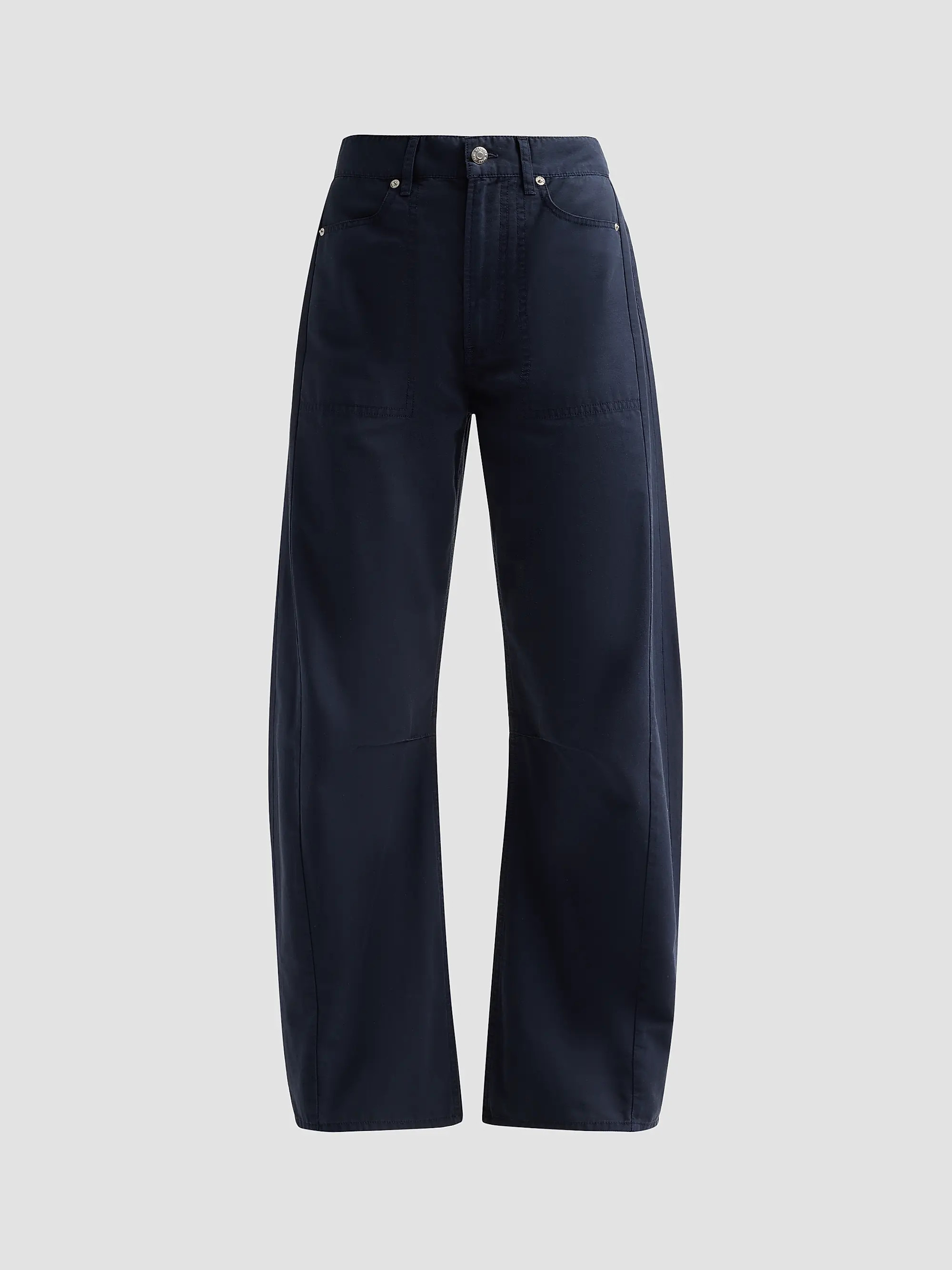 Sloan High-Rise Barrel-Leg Pants | Saks Fifth Avenue