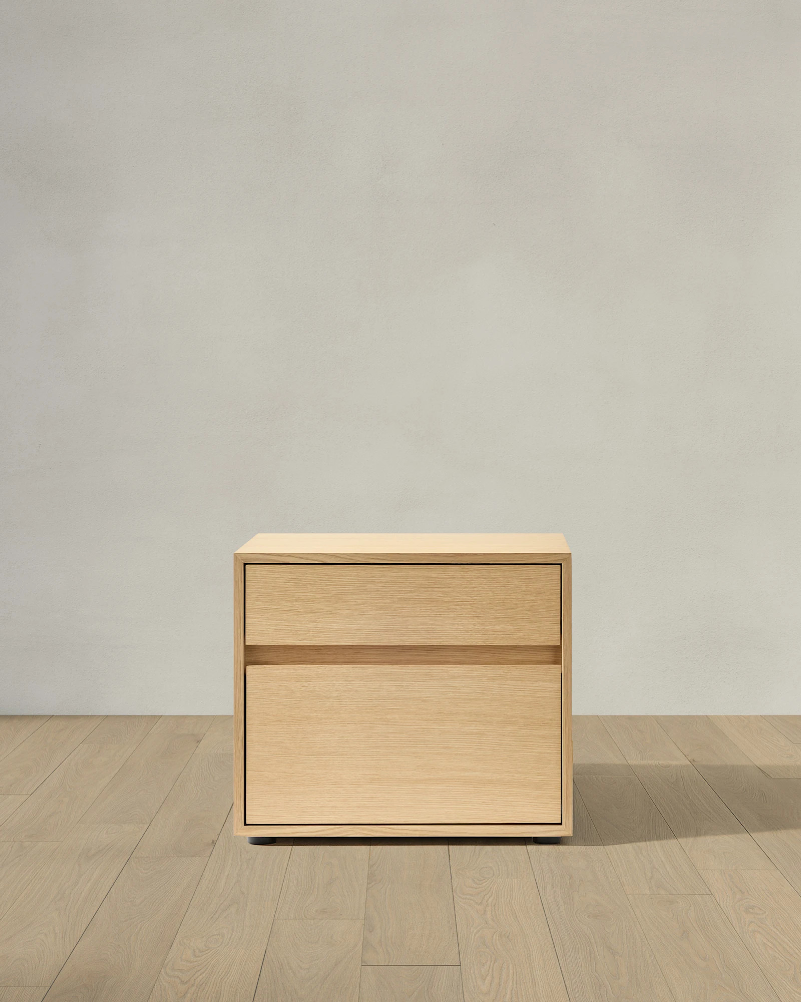 Oak 2-Drawer Nightstand | Quince