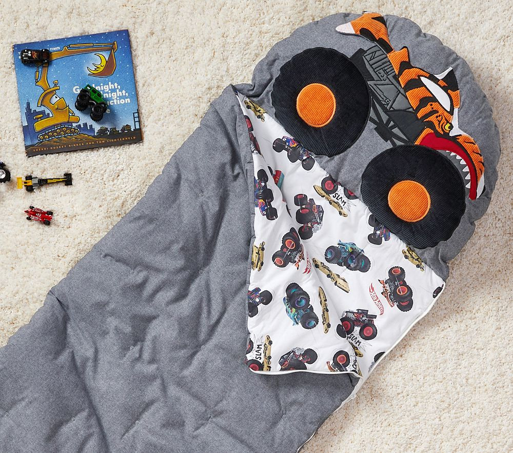 Hot Wheels Monster Trucks™ Sleeping Bag | Pottery Barn Kids