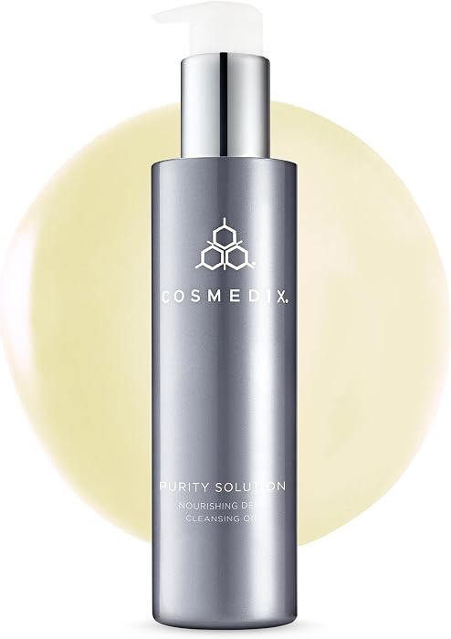 COSMEDIX Purity Solution Nourishing Deep Cleansing Oil, Makeup Remover, Purifies Skin, Argan Oil, Olive Oil, Cruelty-Free, Gluten Free | Amazon (US)