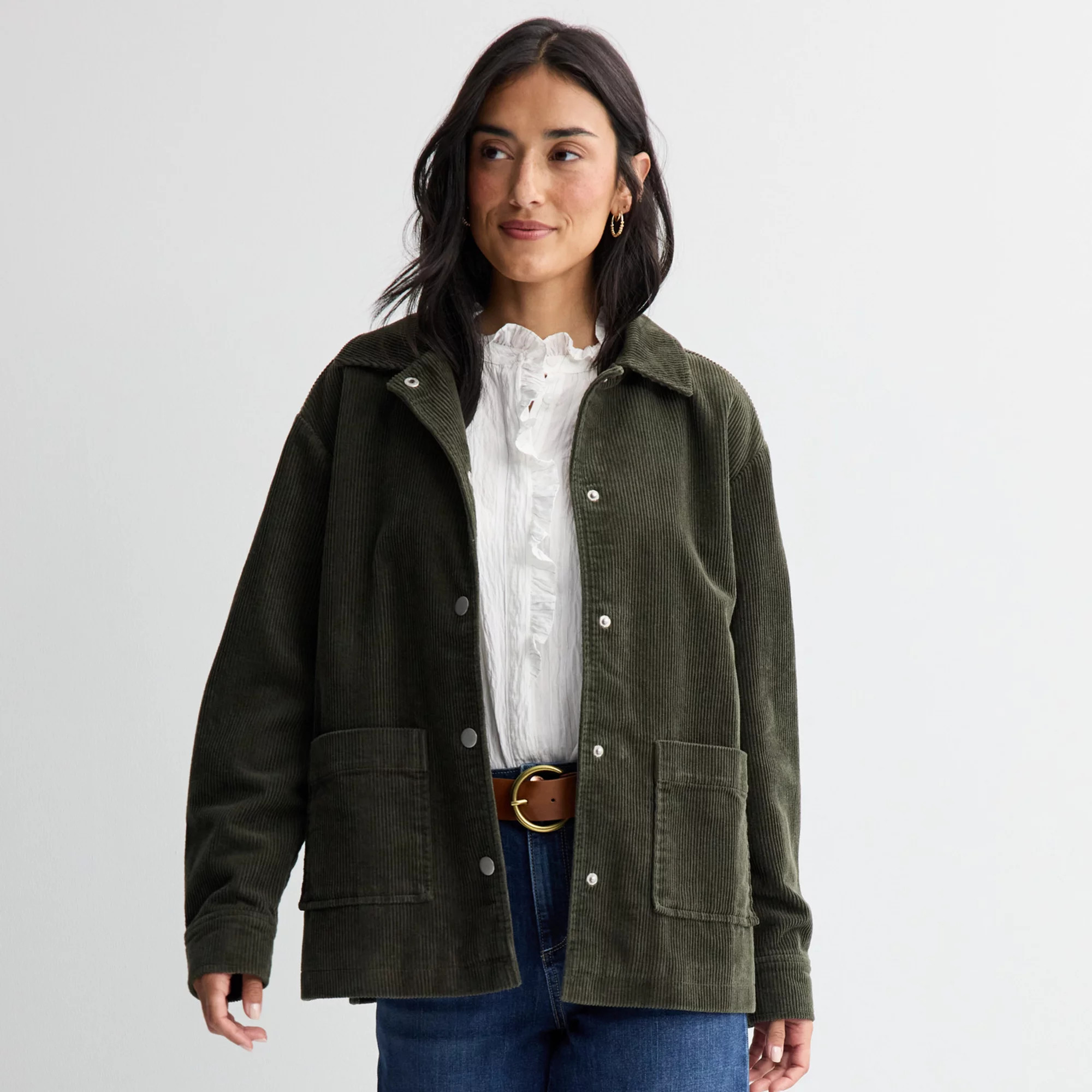 Women's Sonoma Goods For Life® Corduroy Chore Jacket, Size: XXL, Bisa Brown | Kohl's