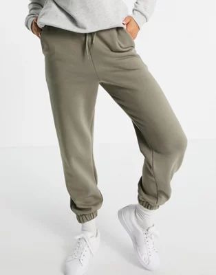 ASOS DESIGN oversized sweatpants in pale khaki | ASOS (Global)