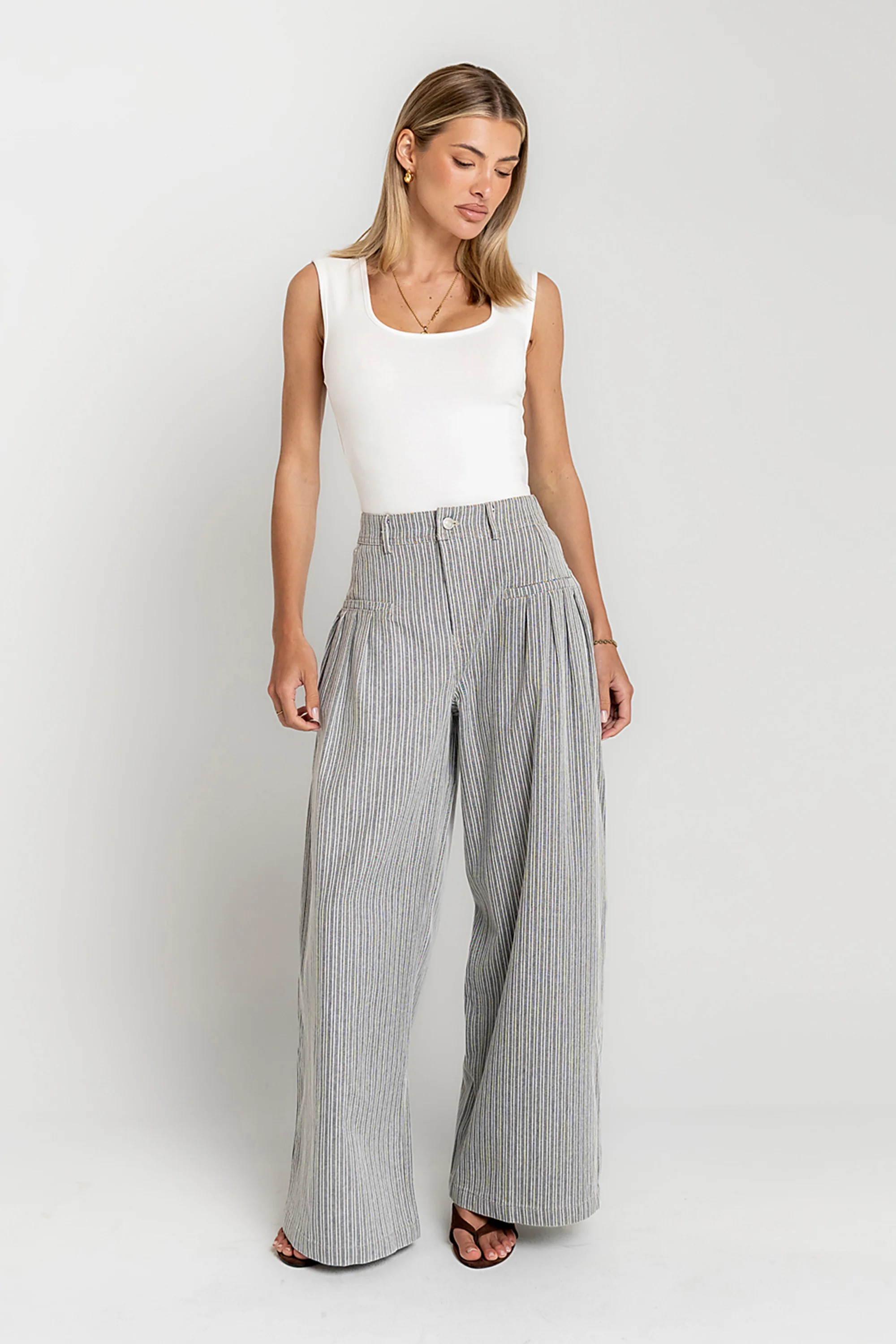 Anna Tank Top in White | Böhme US