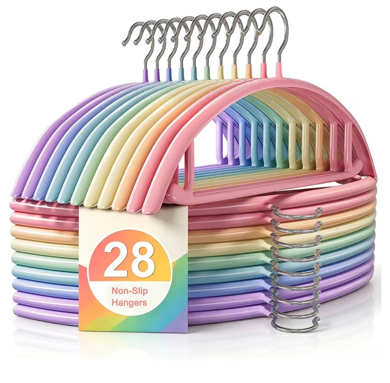 Non-Slip Metal Hangers 28 Pack, Thick Colorful Clothes Hanger
Durable & strong | Closet organizer & storage | Smooth Finish Reduces Shoulder Marks and Snags, Ideal for Coats, Sweater

#LTKHome #LTKootd #LTKWorkwear
