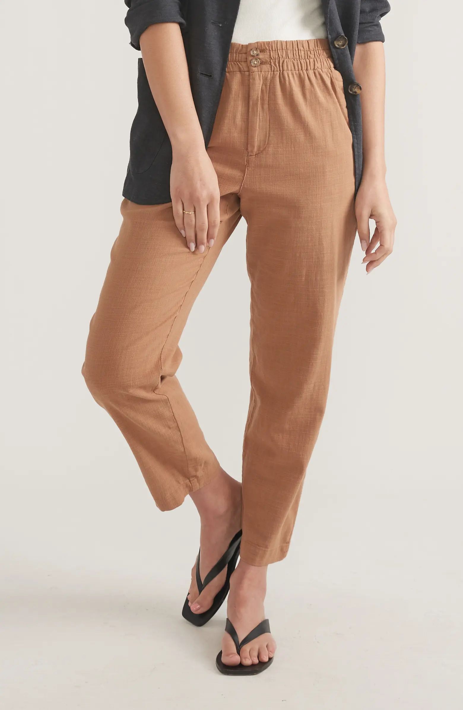 Marine Layer Elle Relaxed Crop Pants | Nordstrom | Nordstrom
