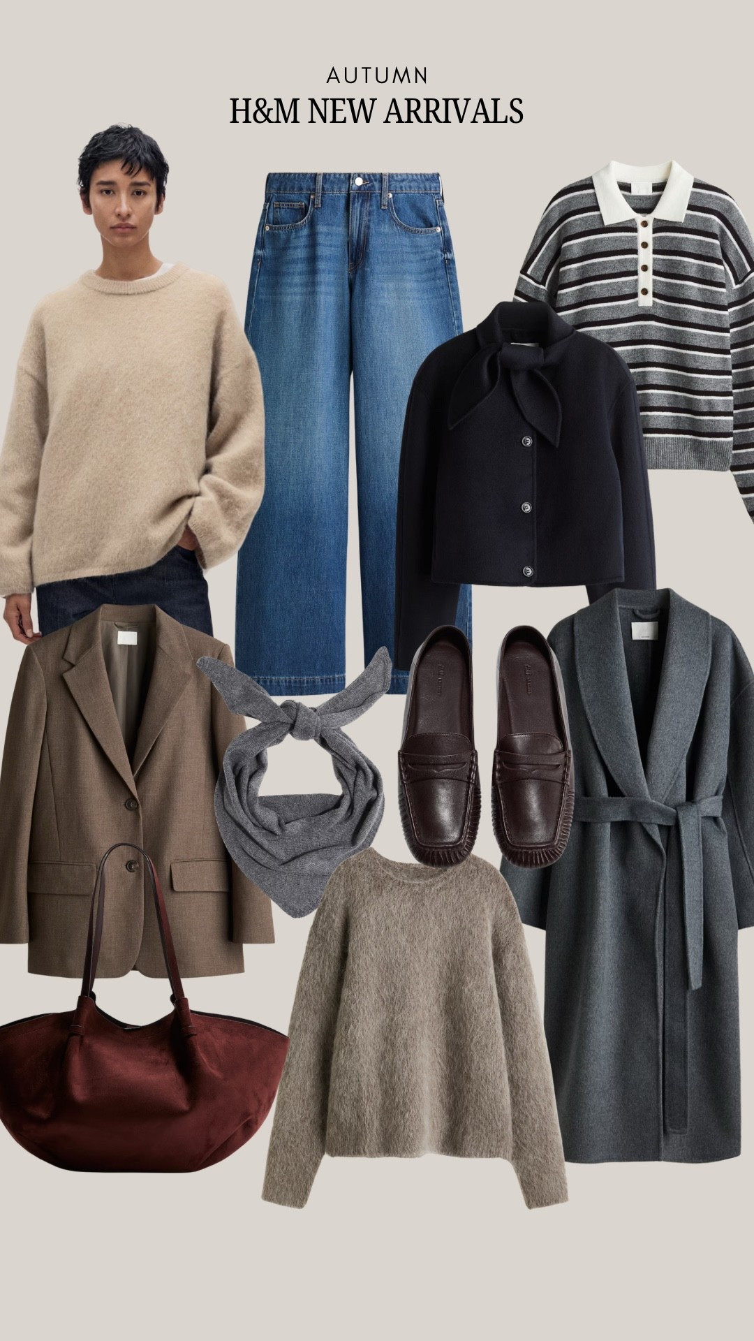 H&M new in autumn faves 🍂

Transitional style / autumn fashion / cosy knitwear / loafers / jackets 

#LTKautumn #LTKbag #LTKshoes