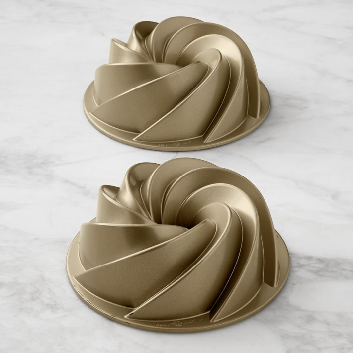 Nordic Ware Nonstick Cast Aluminum Small Heritage Bundt® Cake Pan | Williams-Sonoma