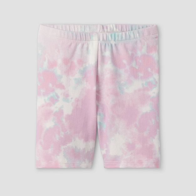 Toddler Girls' Tie-Dye Bike Shorts - Cat & Jack™ Pink | Target