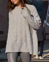 Aerie unREAL Cable Crew Sweater | Aerie