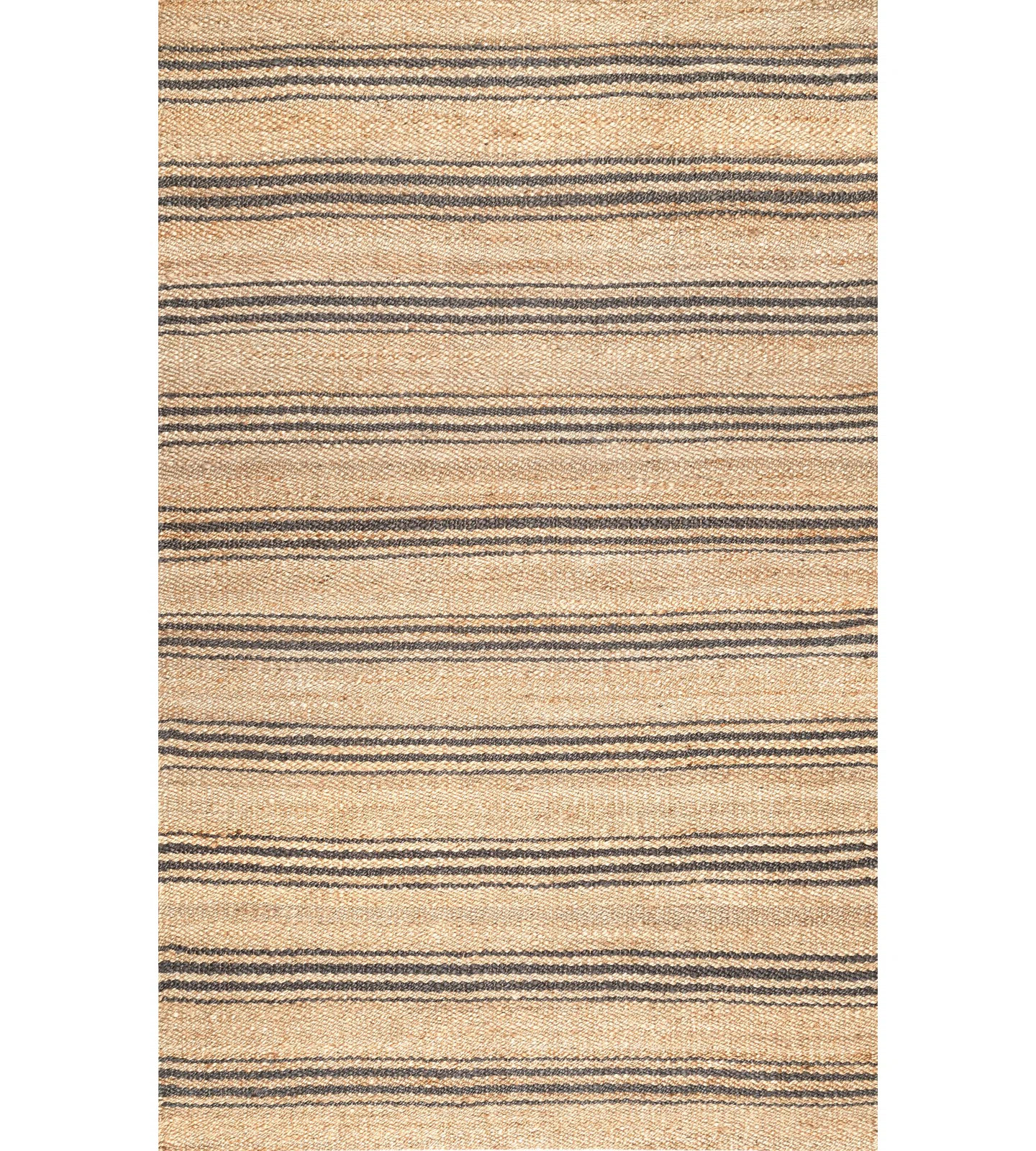 Natural Sycamore Striped Jute Area Rug | Wayfair North America