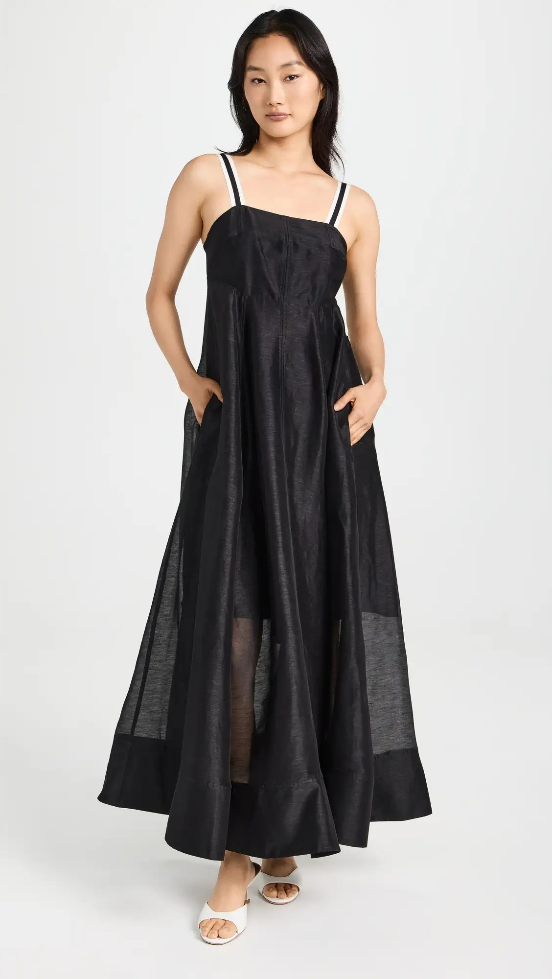 Lee Mathews Lillian Apron Dress | Shopbop | Shopbop