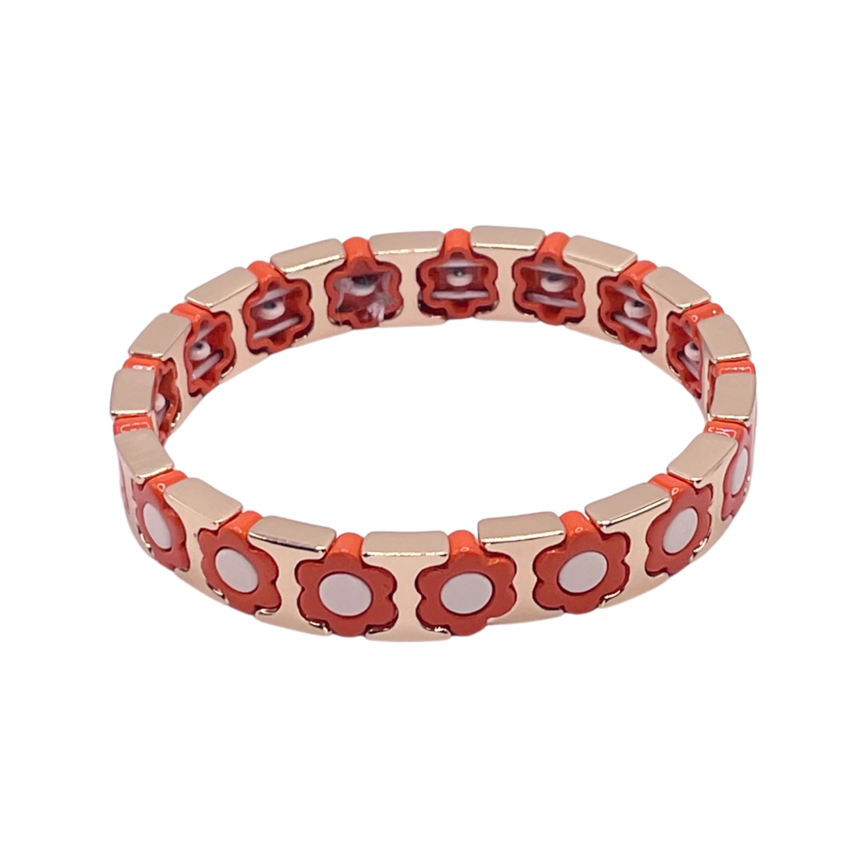 Orange Poppy Single Bracelet | La Lumiere NY