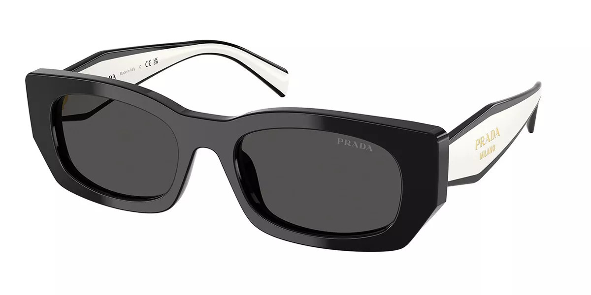Prada PR B05S 09Q08Z Women’s Sunglasses Black Size 53 | SmartBuyGlasses Global