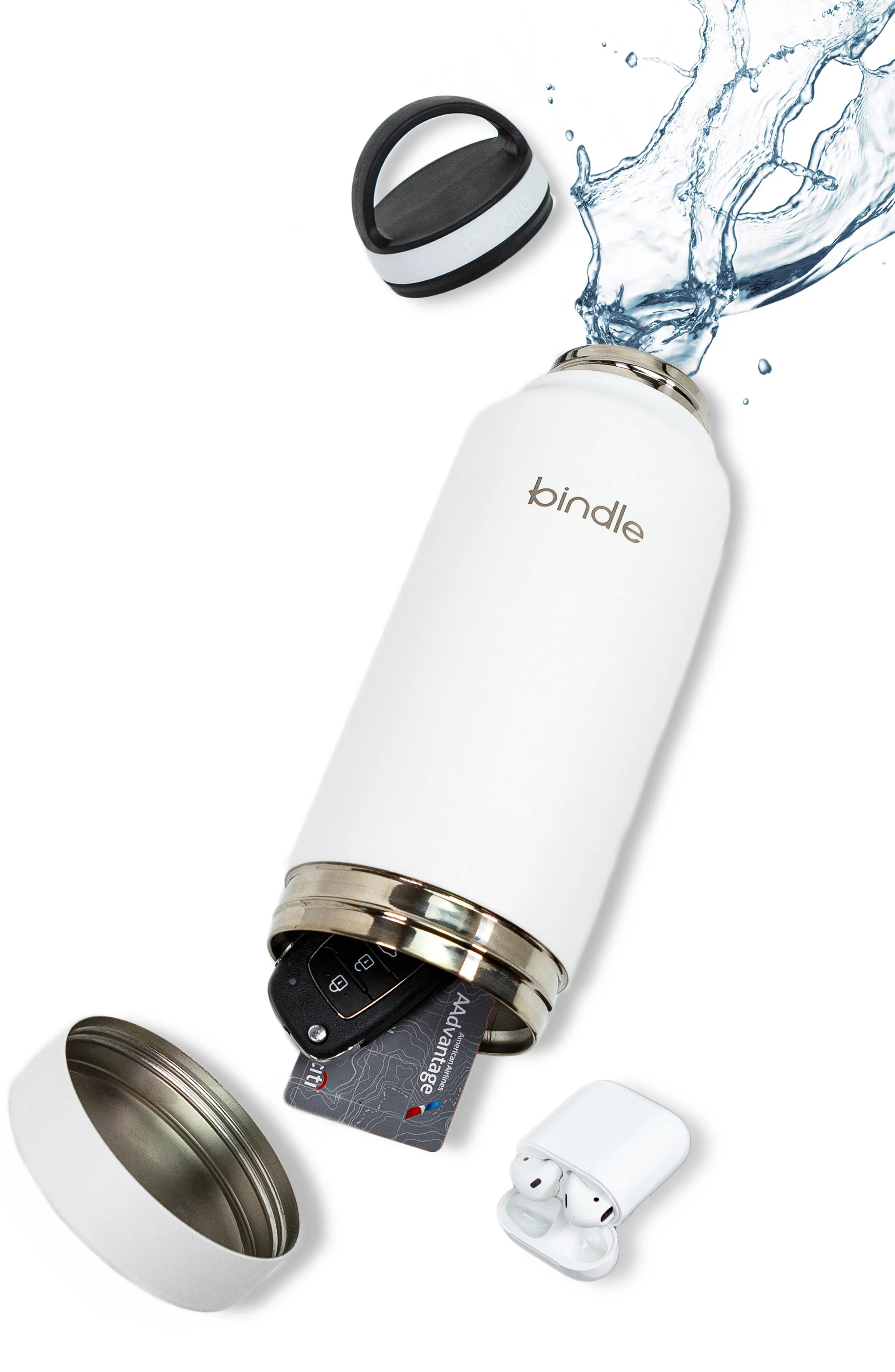 Bindle 24-Ounce Insulated Storage Bottle, Size One Size - White | Nordstrom