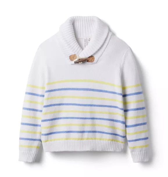 Striped Shawl Collar Sweater | Janie and Jack