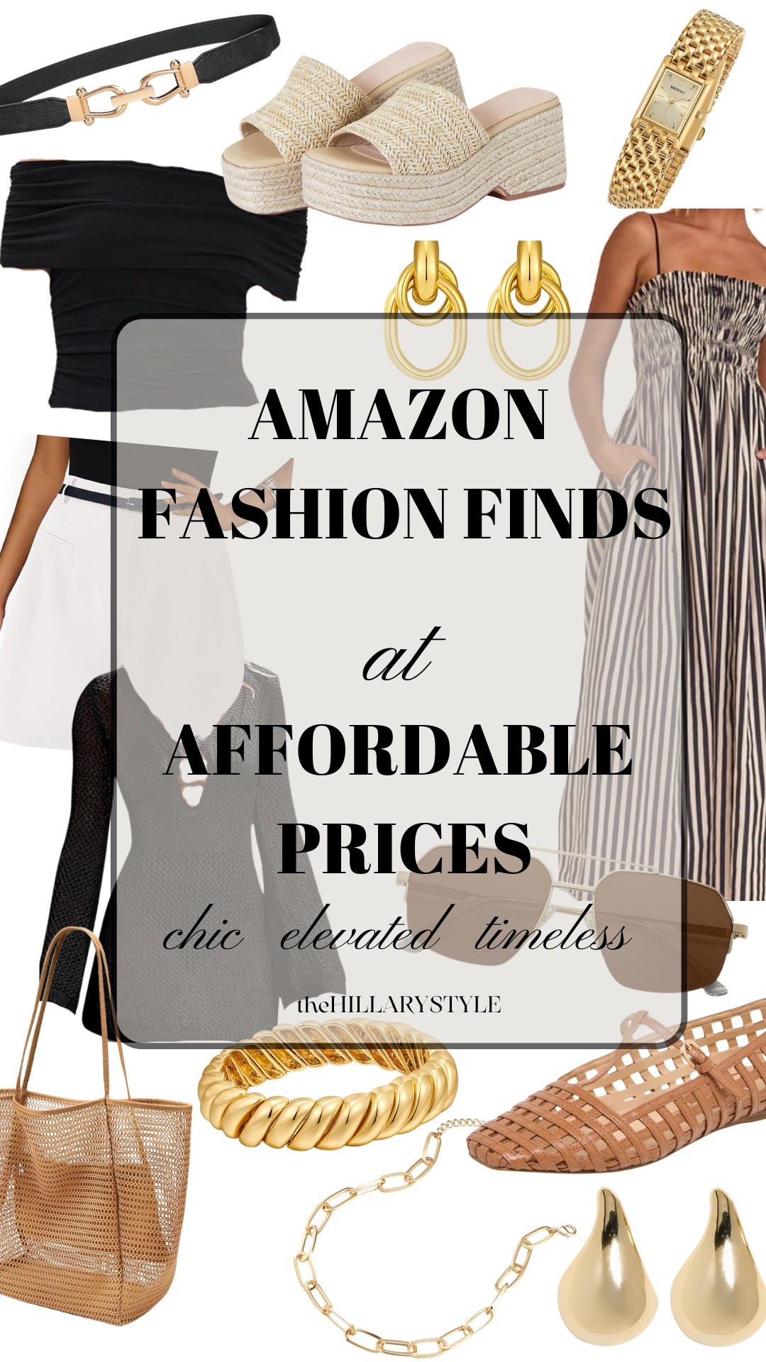 An edit of affordable Amazon pieces that blend chic style with timeless appeal. Every piece feels elevated, designer-inspired, and curated with a luxe-for-less mindset.

#LTKOver40 #LTKSummerEdit #LTKStyleTip