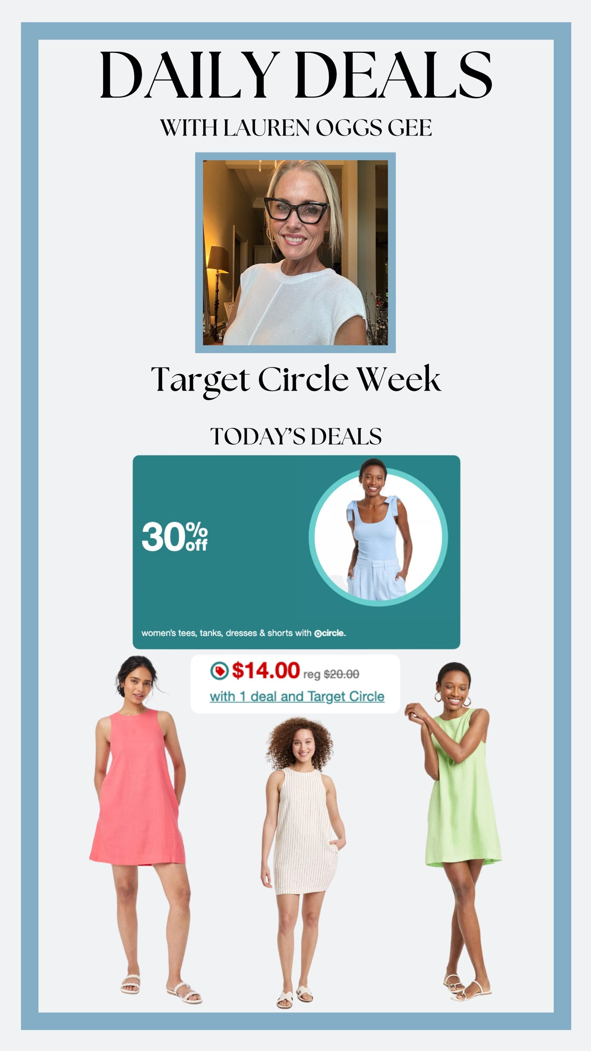 Target Circle Week is here! 

Snag these linen mini dresses from Target on sale for $14! I have the orange one and it is so easy to throw on and dress up or down for wherever life may take you! Sooooo good!!!

#LTKFindsUnder50 #LTKSaleAlert #LTKSummerSales