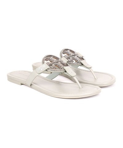 Blue Miller Pave Leather Sandal - Women | Zulily
