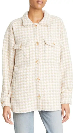 Pistola Libby Houndstooth Shacket | Nordstrom | Nordstrom