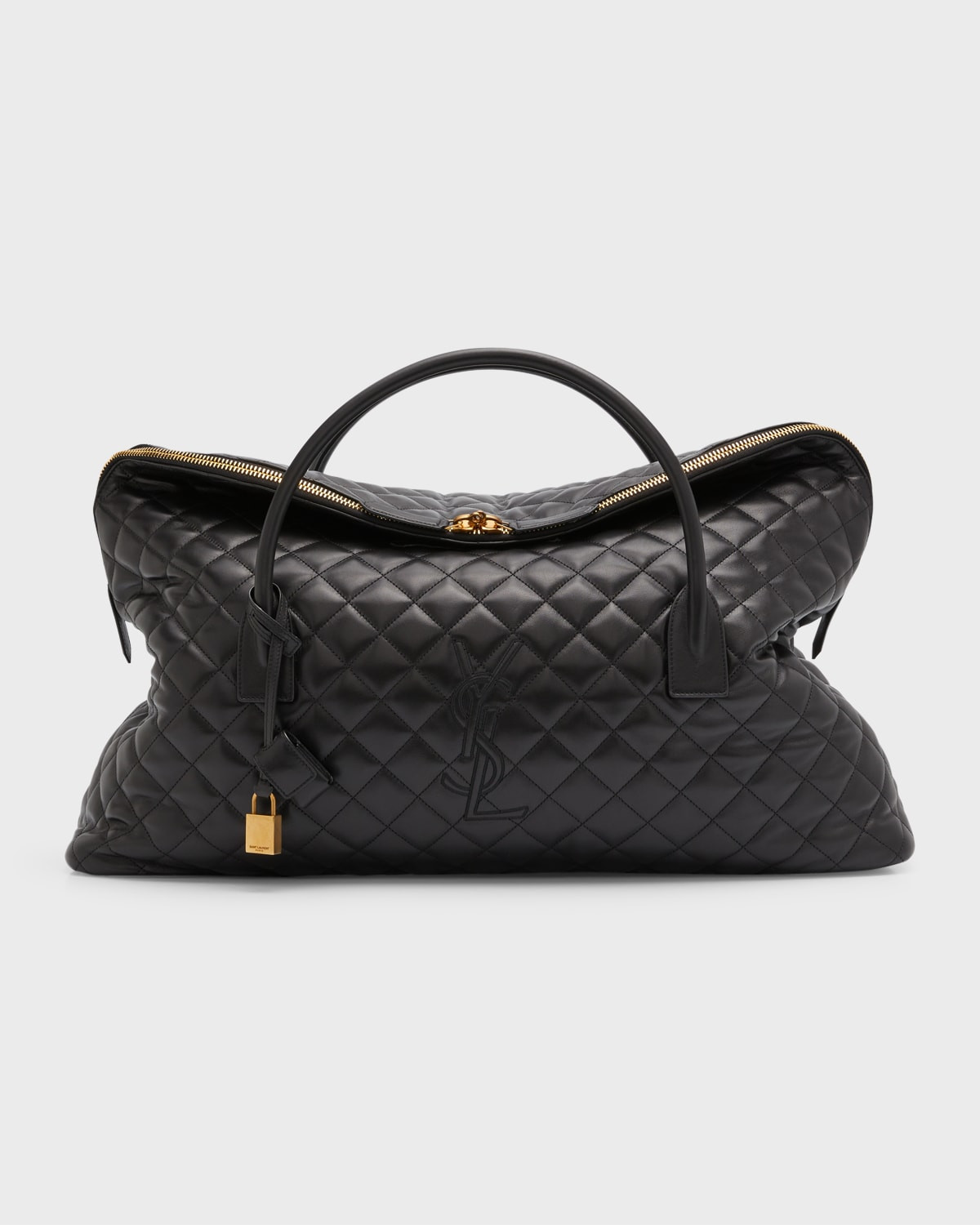 Es Giant YSL Travel Bag in Smooth Quilted Leather | Neiman Marcus