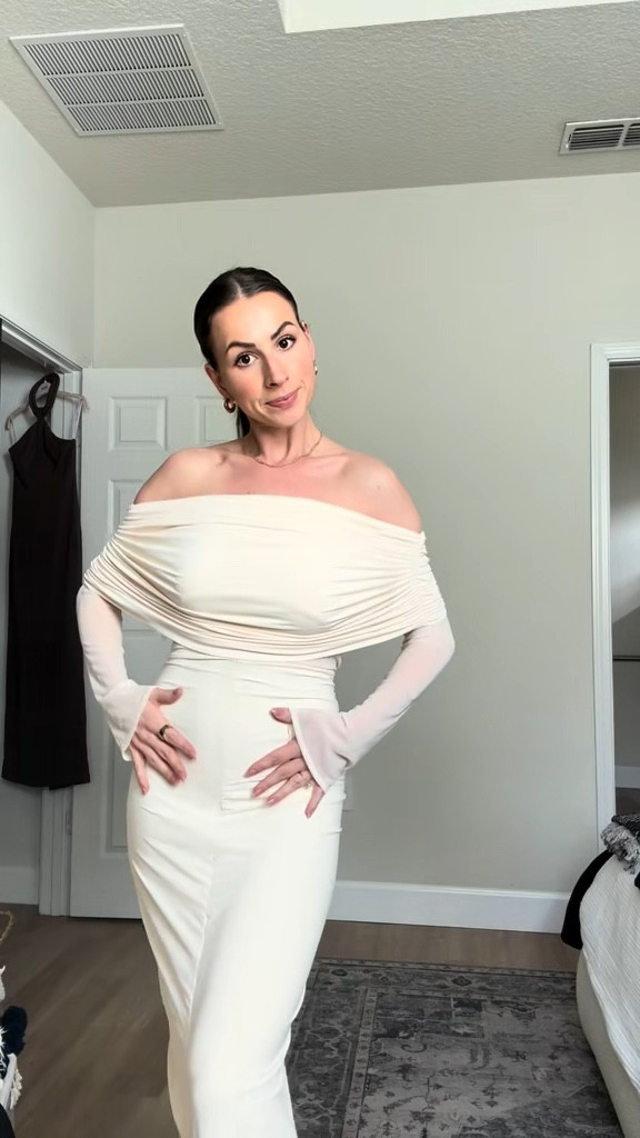 Revolve Jolene gown! They didn’t have my size, but they might have yours! 

#LTKWedding #LTKBump #LTKStyleTip