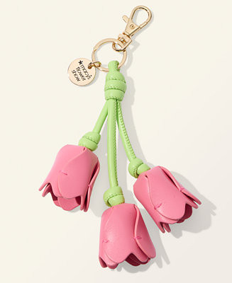 Flower Show Pink Tulip Bag Charm | Macy's