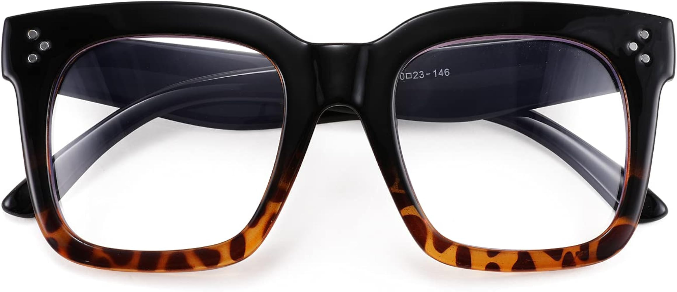 FEISEDY Women Men Blue Light Blocking Glasses Frame Oversized Designer Luxury Square Eyewear B269... | Amazon (US)
