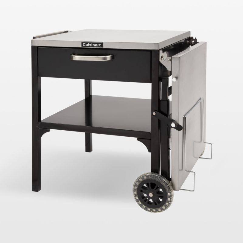 Cuisinart Prep 'n Cook Outdoor Table & Grill Stand + Reviews | Crate & Barrel | Crate & Barrel